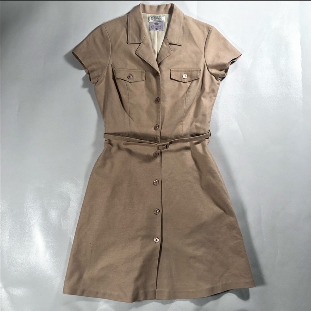 Vintage Tocca Bergdorf Goodman Utility Dress